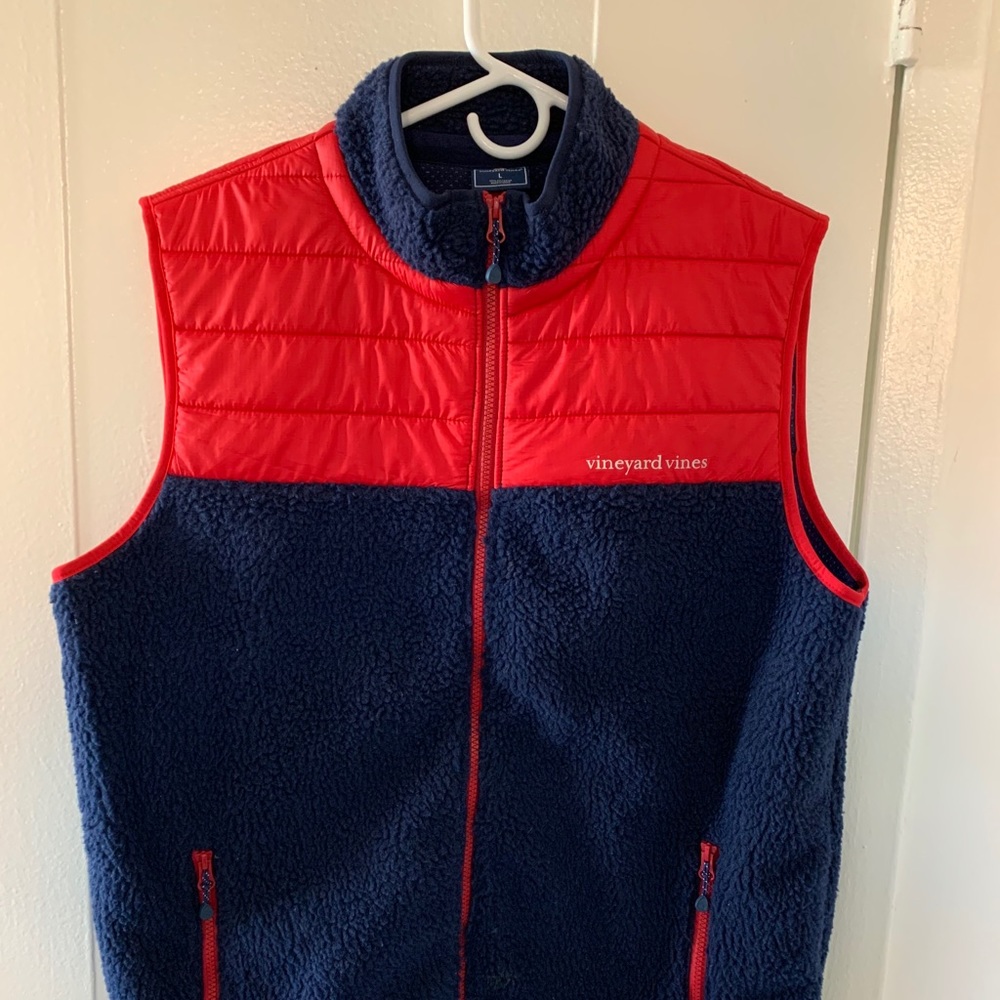 Vineyard Vines Sherpa Full-Zip Vest